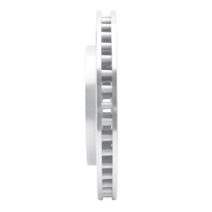 Ford F-150 Brake Rotor (1) - Front Right - R1 Concepts - Drilled & Slotted - Silver - `97-`04